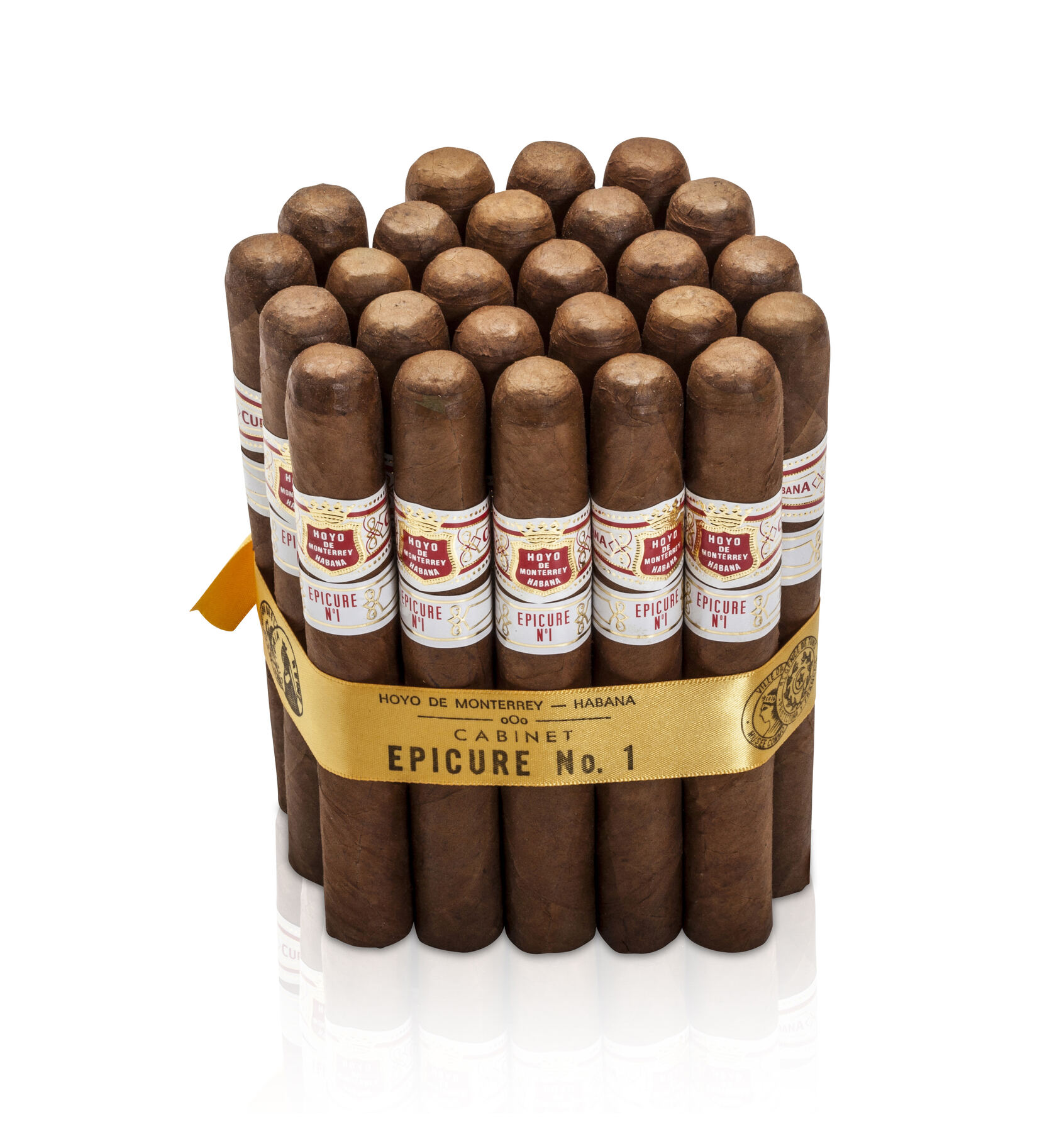 Bundle of hand-rolled cigars — luxury product photography